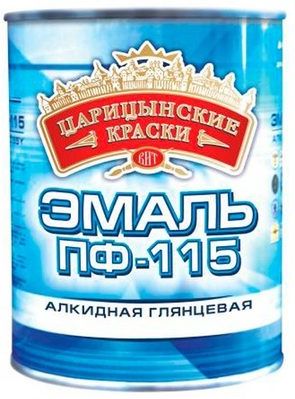 Эмаль ПФ-115 Царицынские краски, зеленый, 0.4 кг купить в СОМ