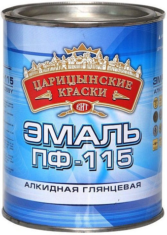 Эмаль ПФ-115 Царицынские краски, зеленый, 0.8 кг купить в СОМ