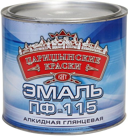 Эмаль ПФ-115 Царицынские краски, вишня, 1.9 кг купить в СОМ