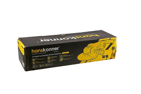 Машина углошлифовальная Hanskonner PLATINUM HAG28230B, 230мм, 2850Вт, б/щ купить в СОМ