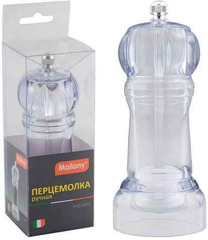 Перцемолка ручная PICCANTE, 5x14 см, 3595 Mallony купить в СОМ