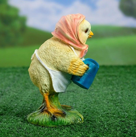 Фигура садовая Цыпа-хозяюшка 9x12x17см 626370/F501 купить в СОМ