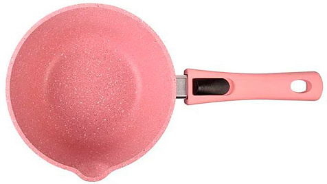 Ковш Kukmara Trendy Style Rose 1,5л с носиком, съемной ручкой, стеклянной крышкой купить в СОМ
